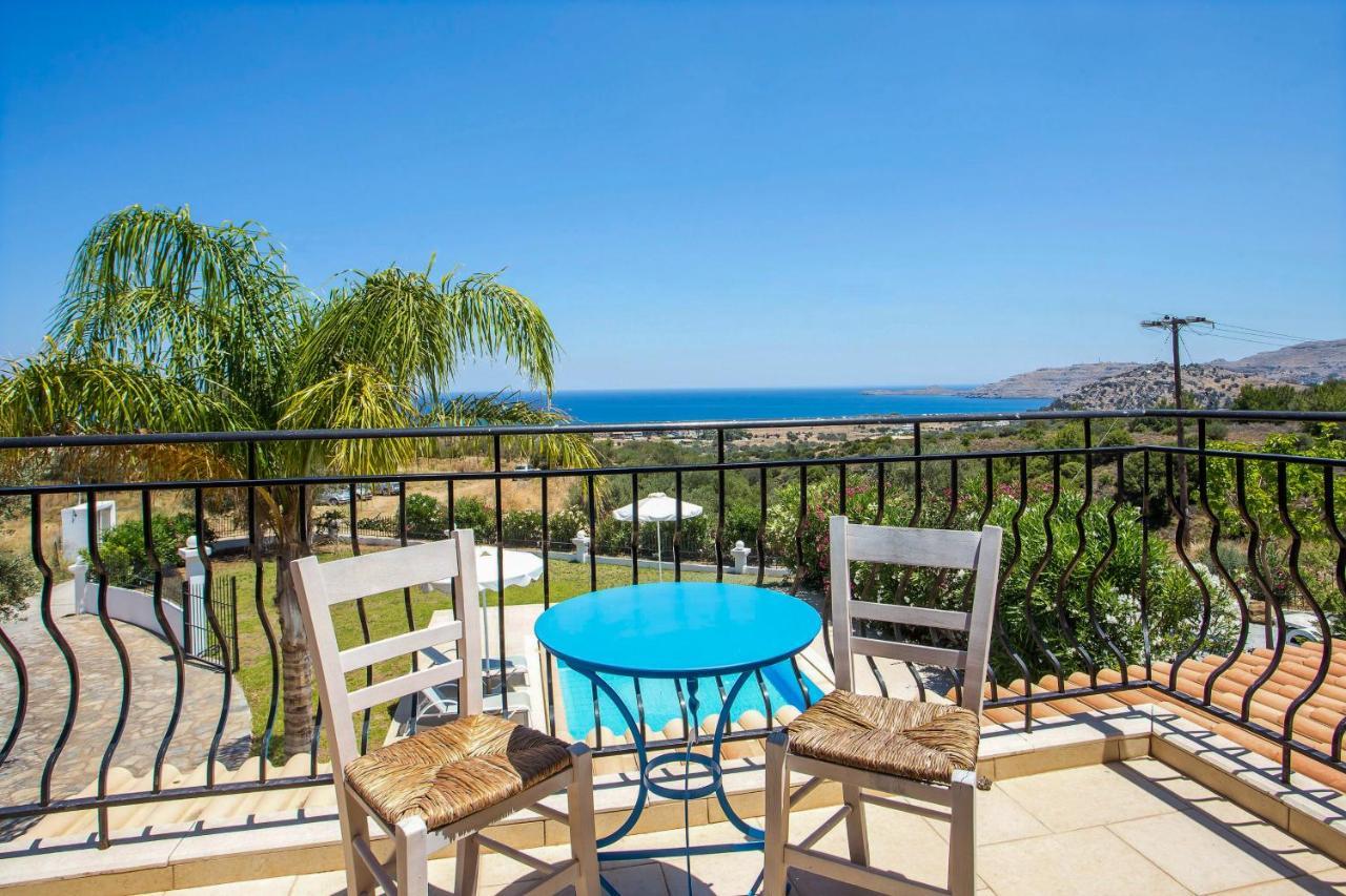 Villa AmberBlue Kalathos Esterno foto