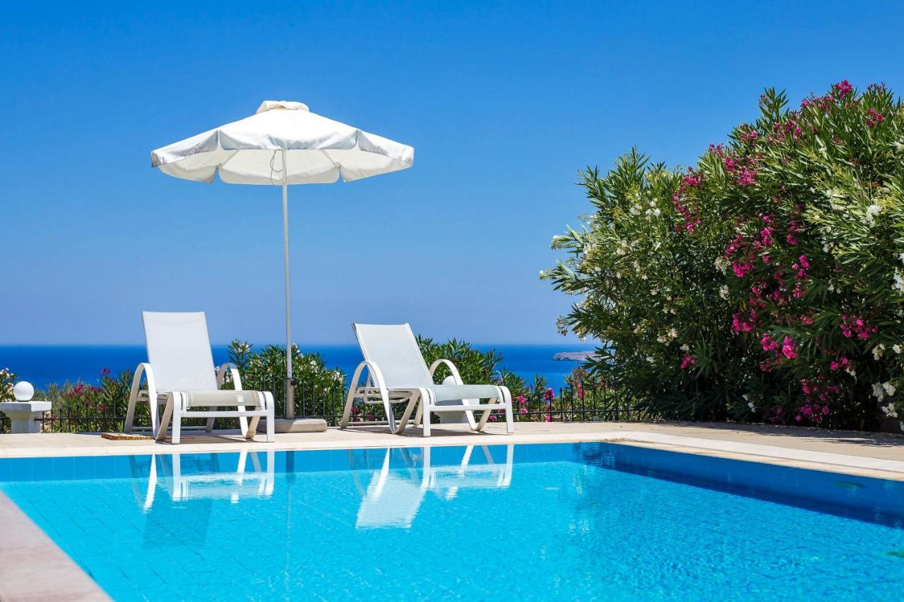 Villa AmberBlue Kalathos Esterno foto