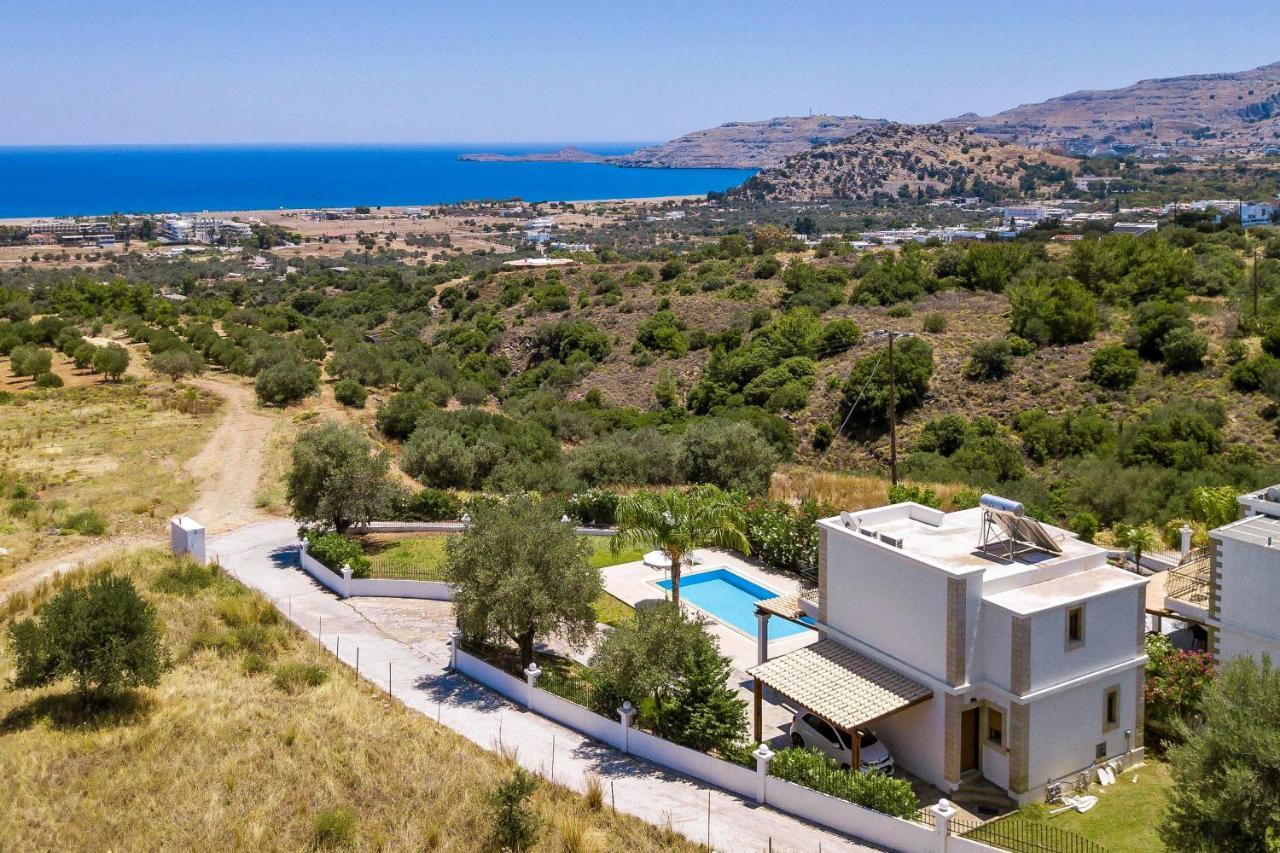 Villa AmberBlue Kalathos Esterno foto