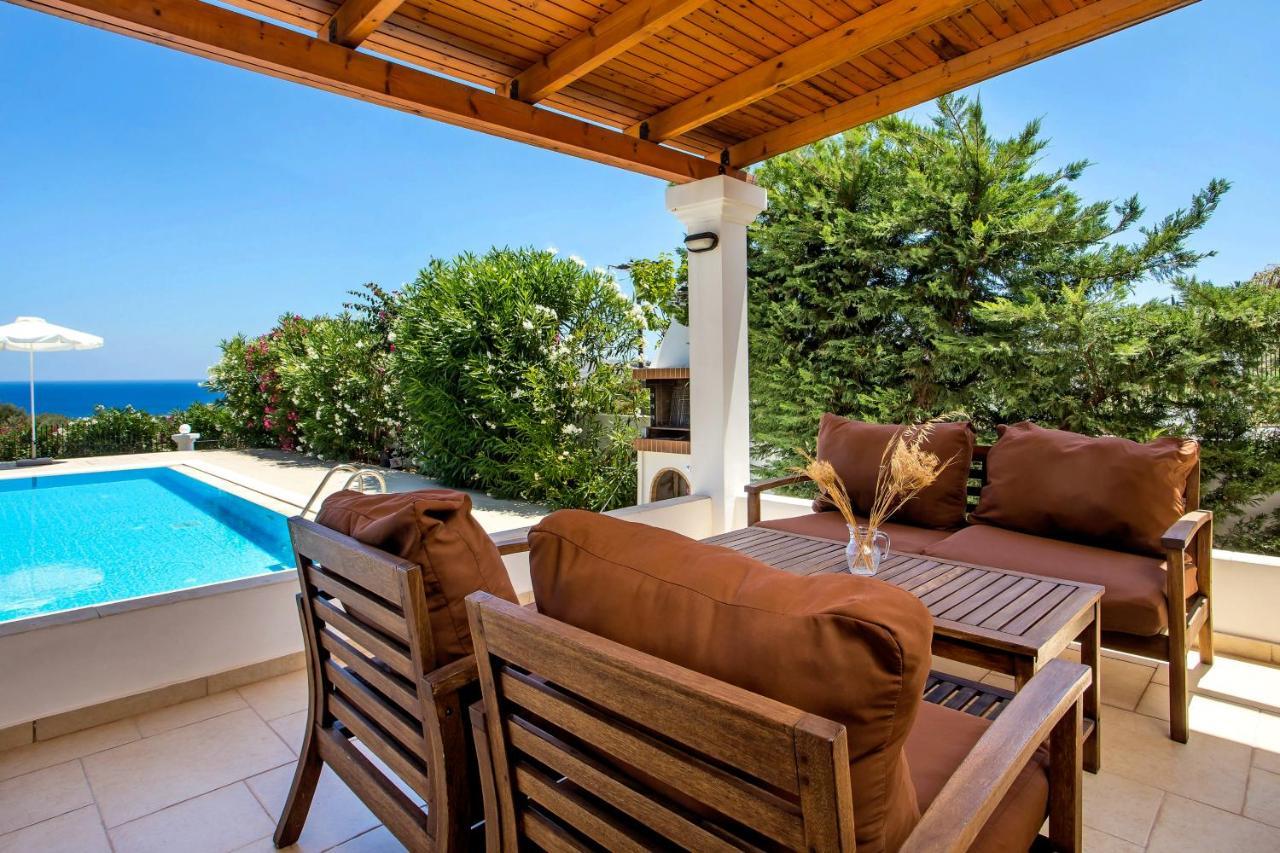 Villa AmberBlue Kalathos Esterno foto